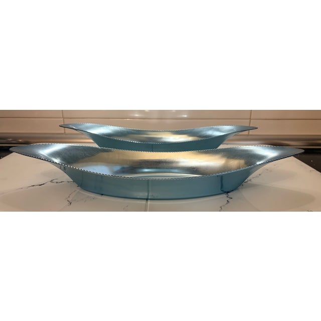 Aluminium Trays by MMM, 1960s, Set of 2 For Sale - Image 3 of 7