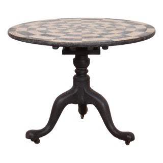 English Painted Tripod Table For Sale