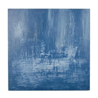 Carol L. Post (American 1954-2024) "Waterfall Revealed" Abstract Painting C. 2019 For Sale