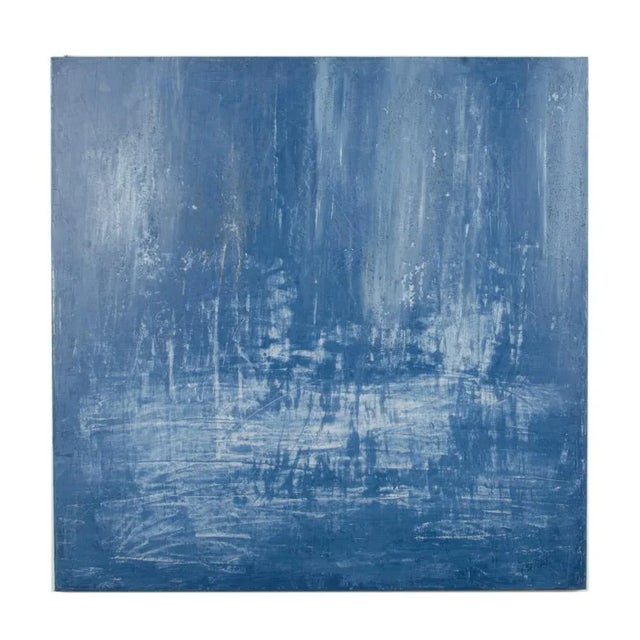 Carol L. Post (American 1954-2024) "Waterfall Revealed" Abstract Painting C. 2019 For Sale