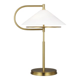 Kelly Wearstler by Visual Comfort Studio Gesture Table Lamp, Burnished Brass For Sale
