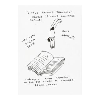 2023 Orfeo Tagirui Little Passing Thoughts Poster For Sale