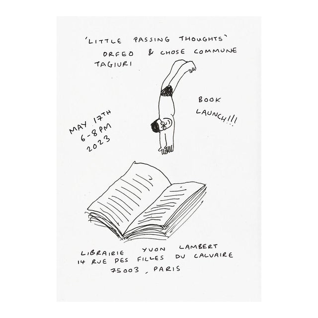 2023 Orfeo Tagirui Little Passing Thoughts Poster For Sale