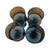 Mid-Century Modern 1960s Mid-Century Modern Hand-Blown Italian Empoli "Chocolate Sienna" Wine Goblets - Set of 4 For Sale - Image 3 of 4