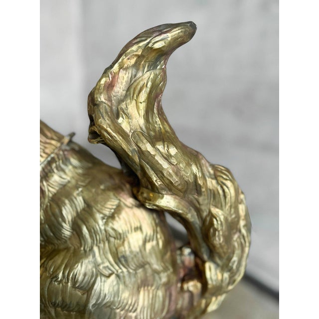 Metal Brass Squirrel Bottle Holder, 1970s For Sale - Image 7 of 8