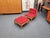 A very rare Lounge Chair and footstool by Jørgen Bækmark of Denmark. A lovely set from the 1960s. The seat and back...