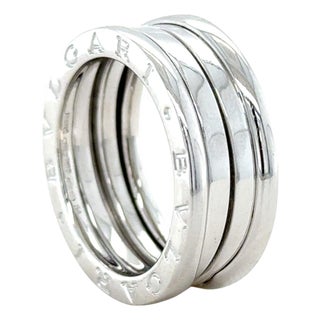 Bulgari, B.zero1 18k White Gold Ring For Sale