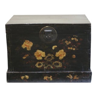 Late 19th Century Chinese Painted Chest For Sale