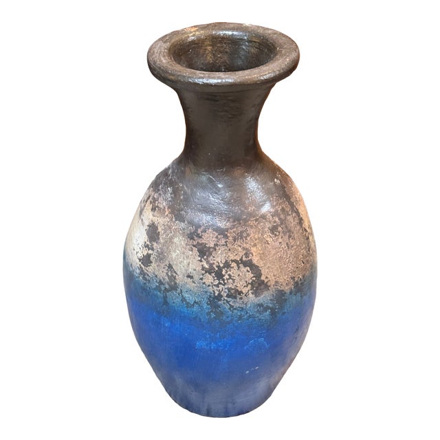 Abstract Ombre Ceramic Vase, Small For Sale