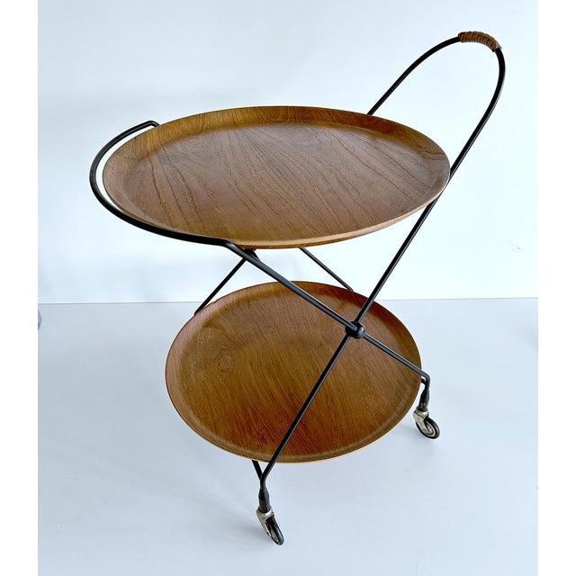 Vintage Scandinavian Cart, 1960s For Sale - Image 9 of 13