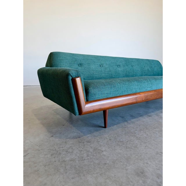Mid Century Fully Restored Adrian Pearsall Style Gondola Sofa For Sale In Tampa - Image 6 of 12