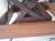 1970s Vintage Octagonal Dark Color Wood Coffee Table With Storage Underneath For Sale - Image 9 of 12
