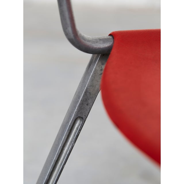 Metal Model 1601 Stacking Chairs by Don Albinson for Knoll International, 1970s, Set of 4 For Sale - Image 7 of 17