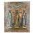 Russian Icon 'Three Holy Hierarchs' Chosen Saints Wood Panel For Sale