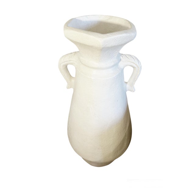 Late 20th Century Large White Ceramic Vessel For Sale - Image 4 of 10