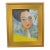 Parisian Expressionism Woman Painting by Ruth Arnez Including the Antiqued Gold Wood Frame For Sale