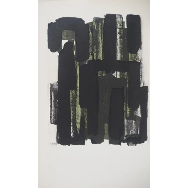 Pierre Soulages, Gouache 8, 1957, Lithograph and Stencil For Sale - Image 6 of 6