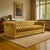 Vintage Hollywood Regency Gold Velvet Tufted Sofa, Mid-Century For Sale - Image 9 of 16