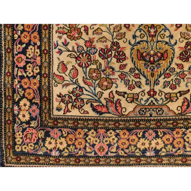 1970s Vintage Handmade Persian Rug 3'6"x 5' For Sale - Image 4 of 13