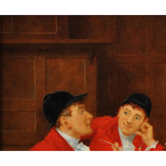 John Arthur Lomax, When I Was a Boy: Hunting & Interior Scene, Oil Painting, 1900 For Sale - Image 7 of 18