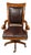 1990s Leather/Wood Desk Chair For Sale
