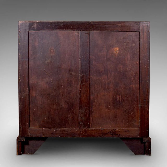Wood 1850s Antique Victorian English Walnut Butler's Cabinet For Sale - Image 7 of 13