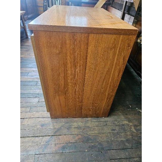 Brown Mid-Century Modern Danish Teak Cabinet / Small Credenza For Sale - Image 8 of 10