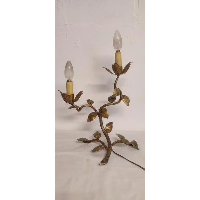 Vintage Spanish Bronze Table Lamp, 1960s, in Very Good conditions. Designed 1950 to 1959 European Plug (up to 250V).The...