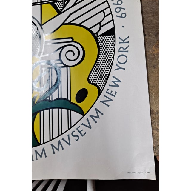 American Roy Lichtenstein the Soloman R Guggenheim Museum 1969 Exhibit For Sale - Image 3 of 8