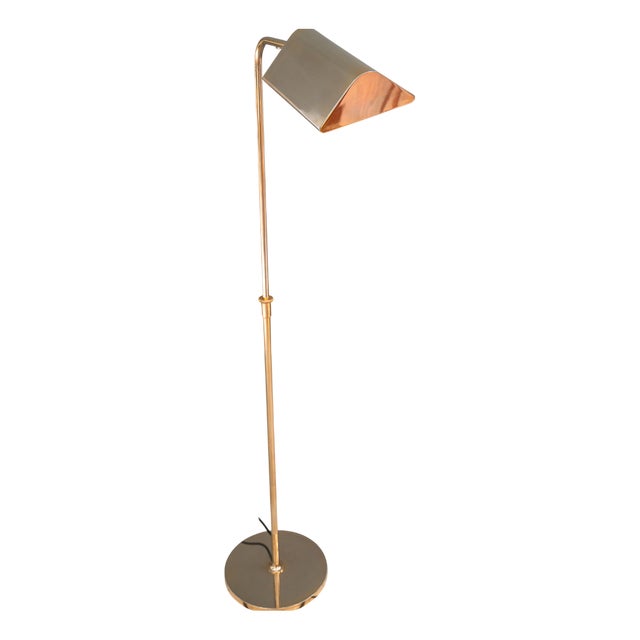 Adjustable Nickel-Plated Floor Lamp, Vienna, 1960s For Sale