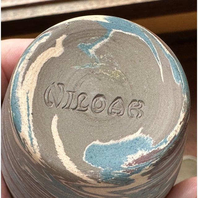 1920s Arts & Crafts Niloak Cabinet Vase For Sale - Image 5 of 5