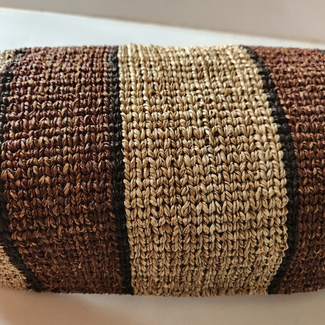 1960s Handwoven Gambela Canoe Bread Basket For Sale In San Diego - Image 6 of 10