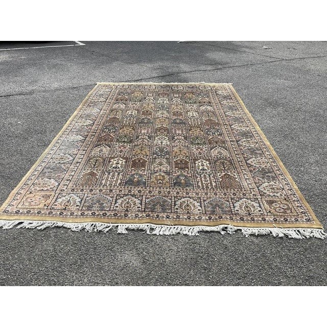 Large Country House Rug in Wool For Sale - Image 3 of 13