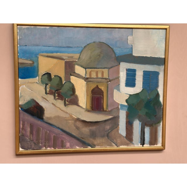 L. Wilton, Rhodes, 1962, Oil Painting on Canvas, Framed For Sale - Image 7 of 18