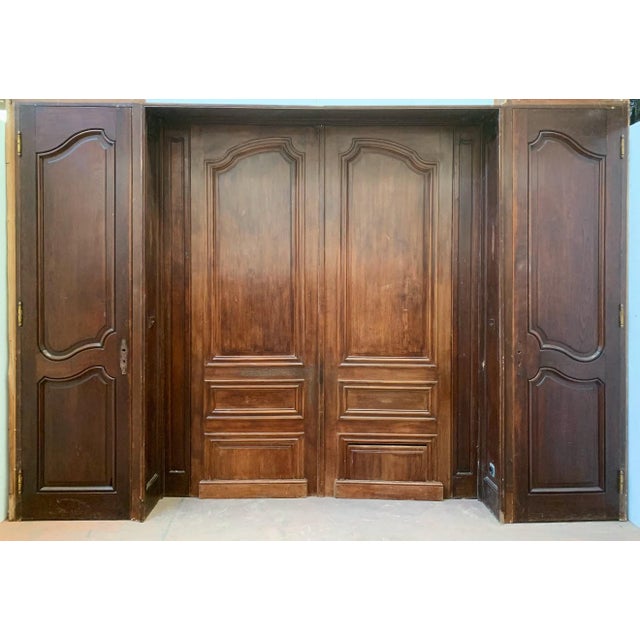 19th Century Louis XV Carved Oak Paneling Element For Sale - Image 12 of 12