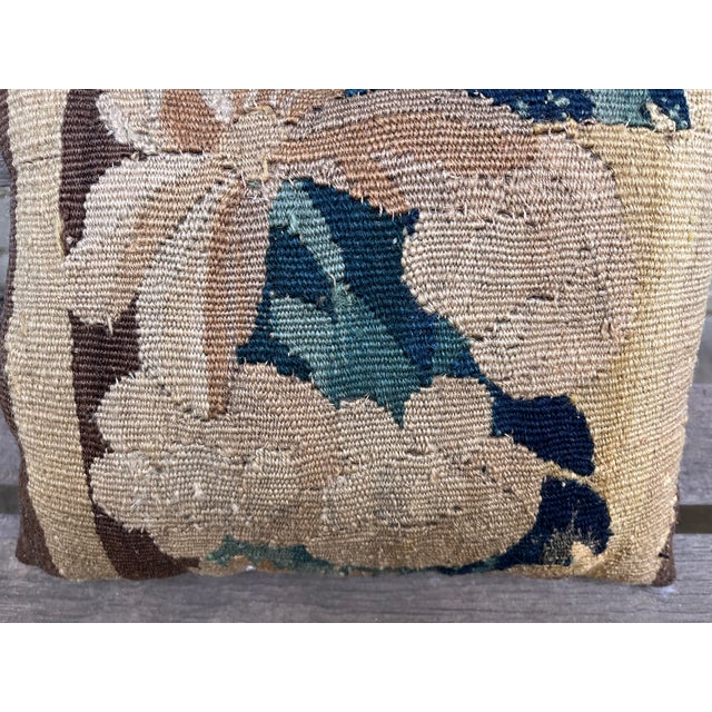 Pillow With 18th Century Tapestry For Sale - Image 4 of 4