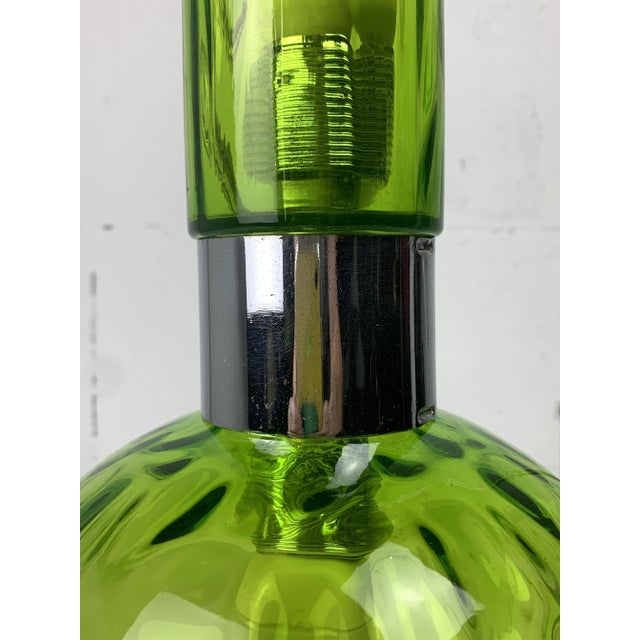 Large Mid-Century Green Glass Tube Pendant from Staff Leuchten, 1960s-1970s For Sale - Image 9 of 15