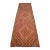 Vintage Turkish Runner Rug Handmade Wool Kilim Rug Hallway Decor Kitchen Decor - 3′7″ × 11′10″ For Sale