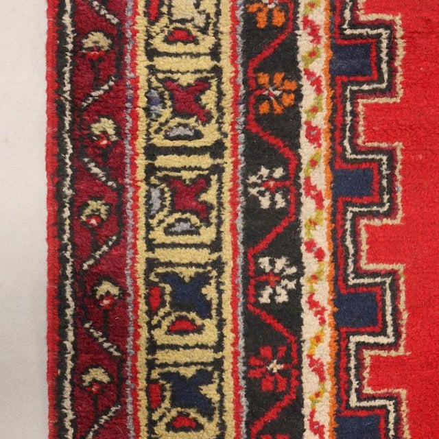 Blue Vintage Joruk Rug, Turkey For Sale - Image 8 of 10