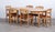 Vintage Brutalist Round Oak Dining Table with Extensions by Henning Kjærnulf, 1960s For Sale - Image 10 of 11