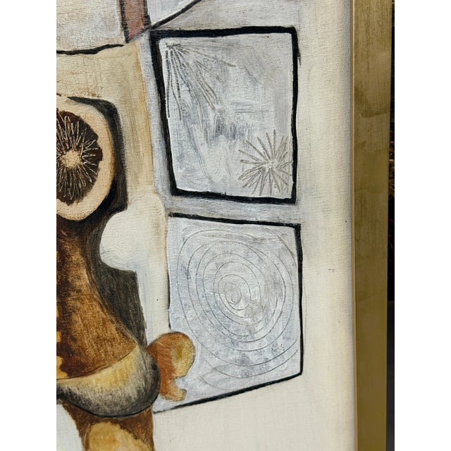 1966 Abstract by noted Illustrator Joseph Tesar For Sale - Image 11 of 12