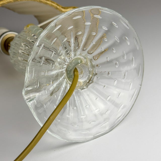 Murano Glass Table Lamp from Barovier and Toso, Italy, 1980s For Sale - Image 15 of 18
