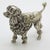 Vintage Italian Handmade Genuine Silver Poodle Dog Large Detailed Solid Figurine For Sale - Image 4 of 11