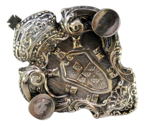 Silver Ashtray with the Coat of Arms of Portugal