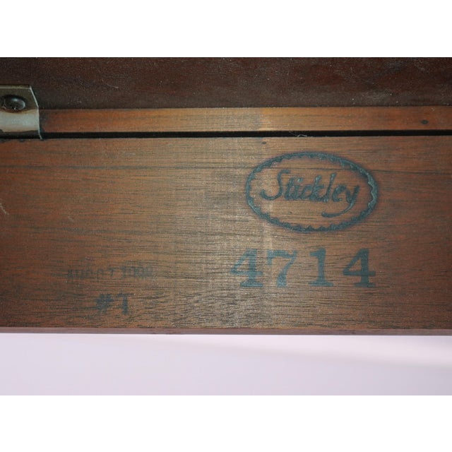 Stickley Federal Style Inlaid Mahogany Console Table For Sale - Image 14 of 14