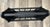 Black Vintage Mid 20th Century Primitive Americana Style Black Wood Magazine Rack For Sale - Image 8 of 10