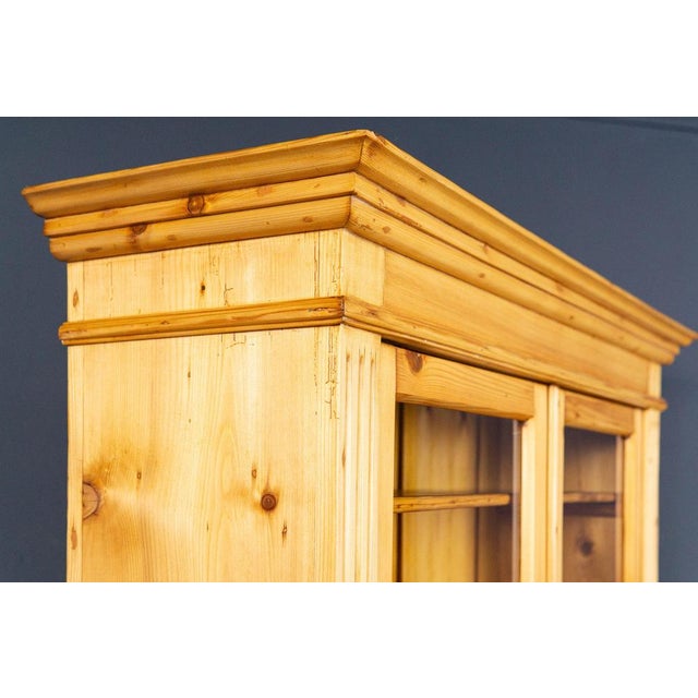 Vintage Display Softwood Cupboard For Sale - Image 9 of 18