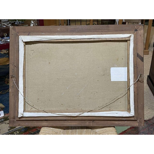 Fraval Le Demazel, Seaside, Paimpol, 1920s, Canvas, Framed For Sale - Image 6 of 8