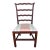 A Antique Cherry Chippendale Ribbon Back Side Chair, Massachusetts, Circa 1800 For Sale