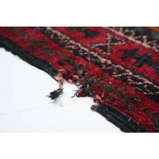 Vintage Balouch Rug 1'10'' x 2'7'' For Sale - Image 12 of 12